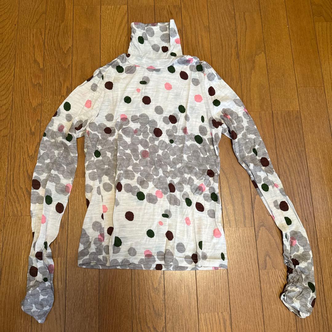 ミナペルホネン薄手ニットハイネックタートルネック