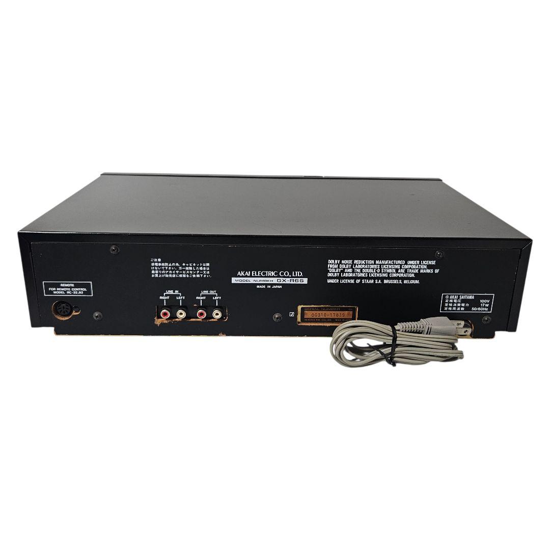 AKAI アカイ GX-R66 ステレオカセットデッキ