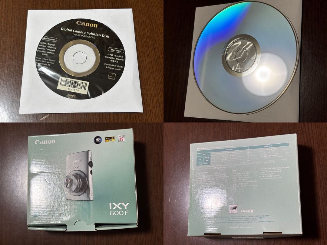 Canon IXY 600F グリーン 動作確認済み 良品