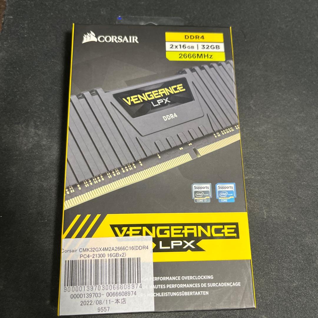 メモリー Corsair Vengeance LPX DDR4 32GB 2666MHz