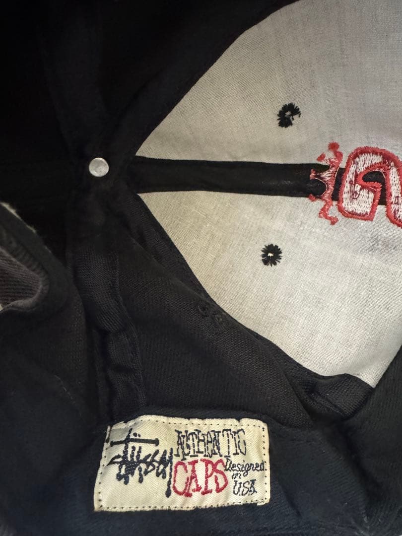 80’s 90’s Old Stussy Cap 白タグ クラウン