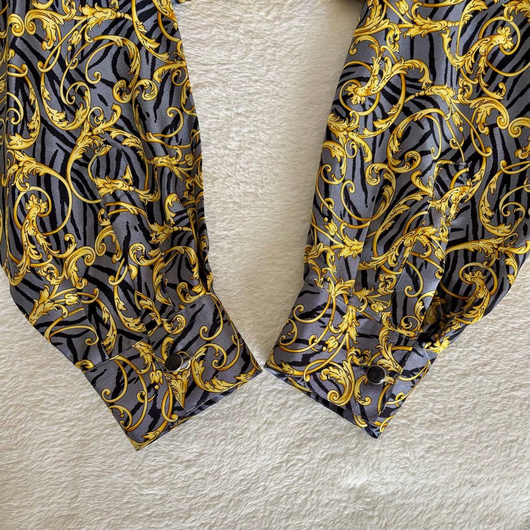 VERSACE CLASSIC V2 ヴェルサーチェ メンズシルクシャツ Ｌ
