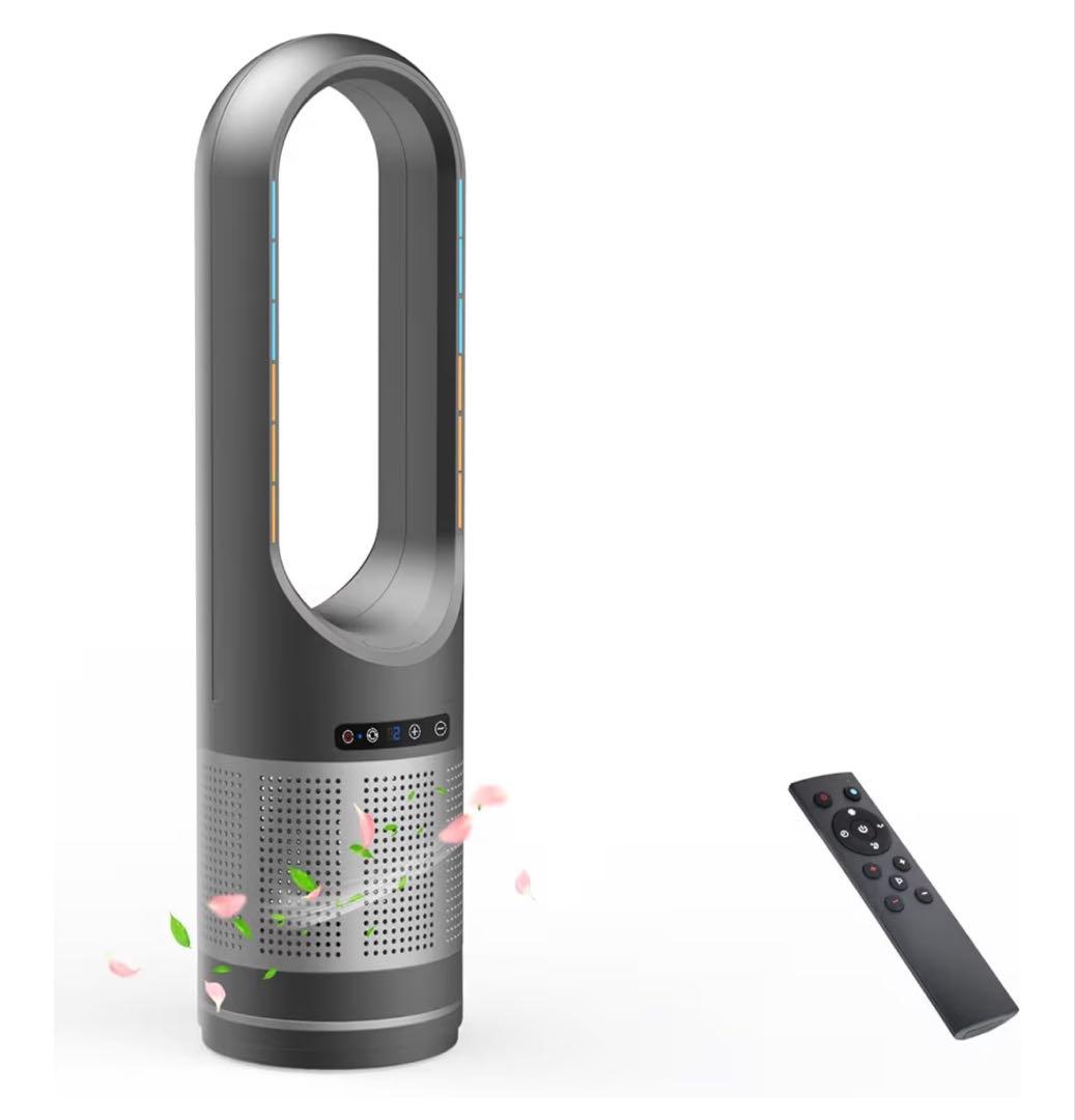 扇風機 タワーファン 空気清浄機 【花粉&ペットの毛&ニオイ対策】