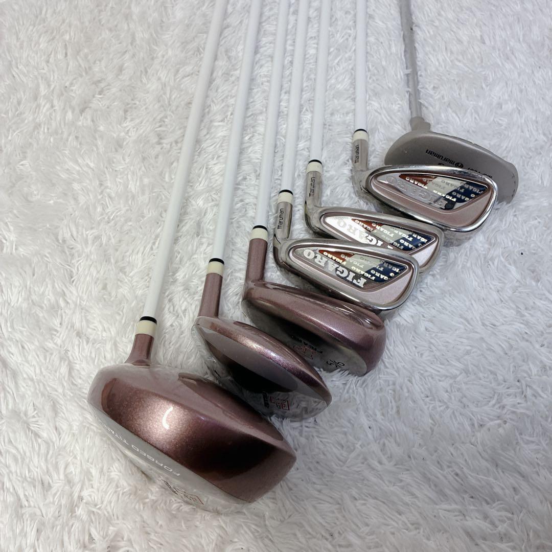 【極美品】マルマン　フィガロ　レディースゴルフクラブセット７本　右利き