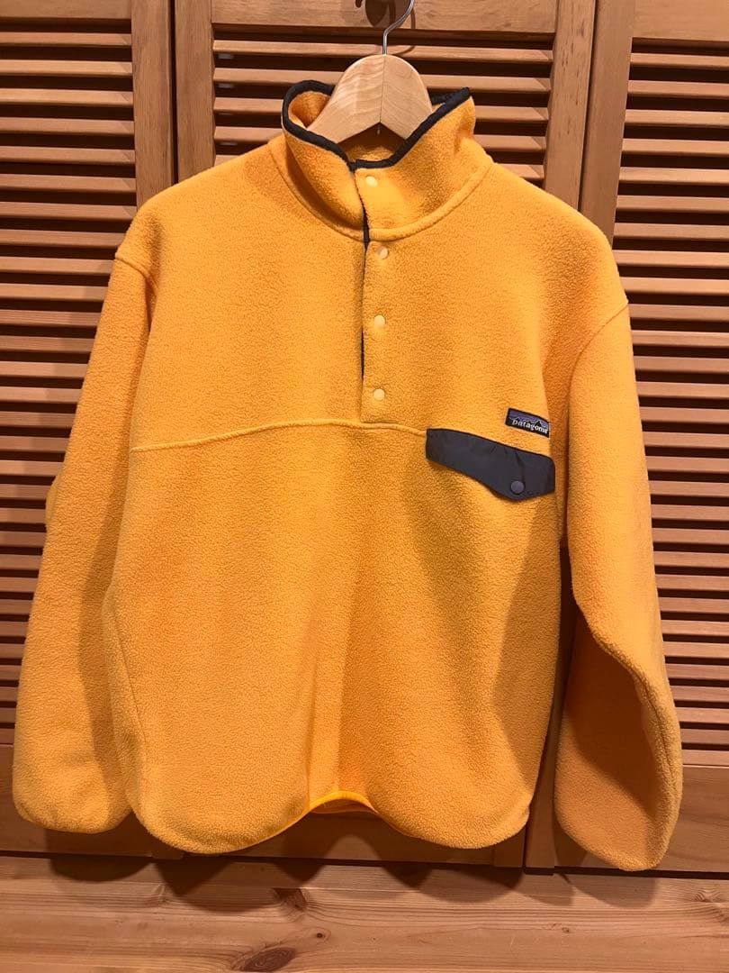 patagonia フリースジャケット Mサイズ イエロー　カナダ製　90s