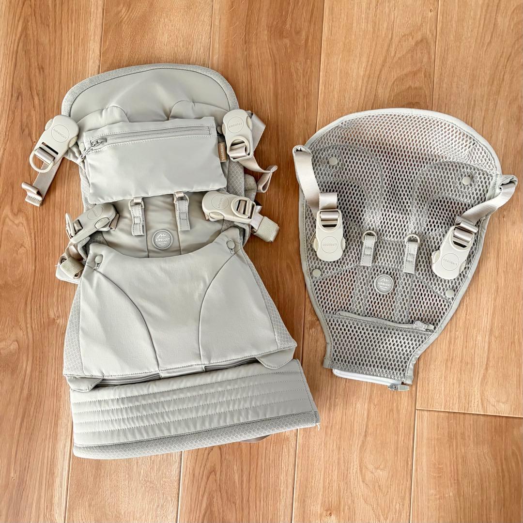 エアバギー ベビーキャリア ベーシックプラス　サンドベージュ