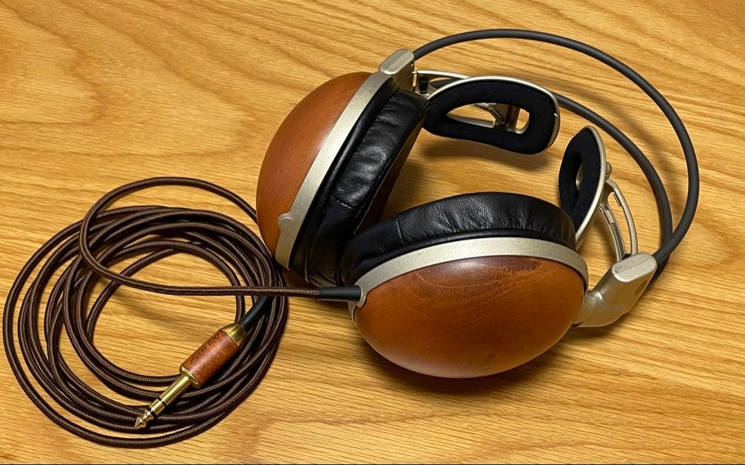 オーディオテクニカ ヘッドホン ATH-W100 ウッドハウジング