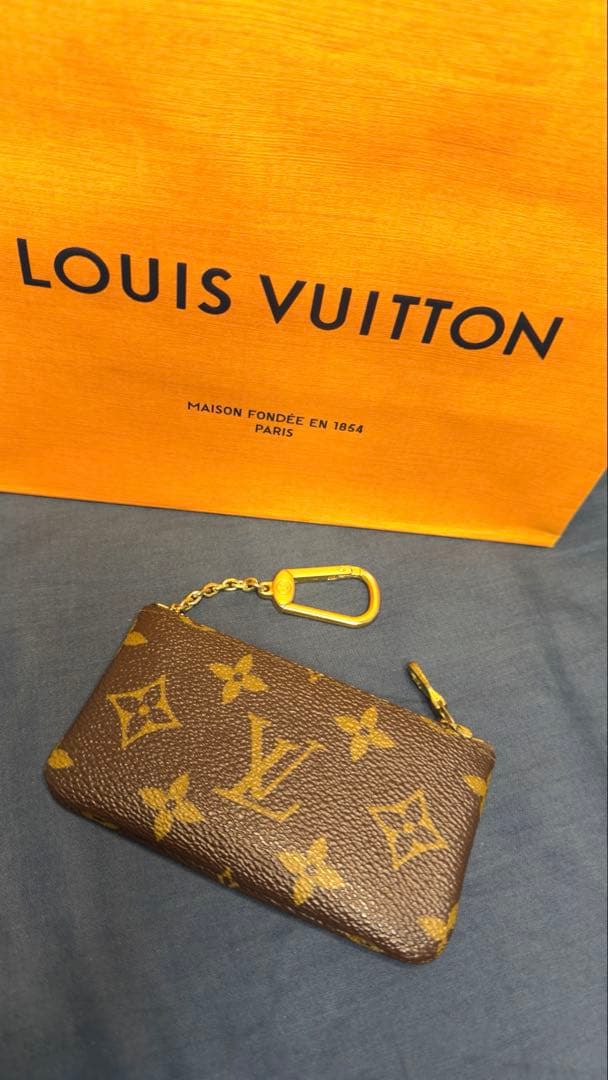 【美品】ルイヴィトン モノグラム ケース ポシェット・クレ 小銭入れ
