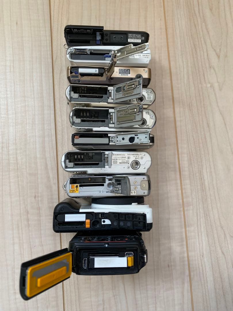 【ジャンク品】デジタルカメラ10台