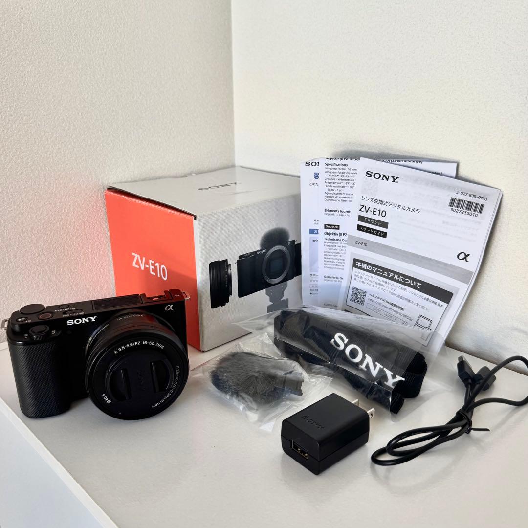 SONY ZV-E10 ミラーレス一眼カメラ パワーズームレンズキット ブラック