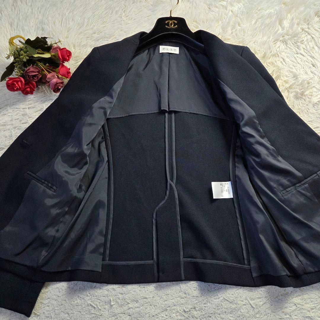 美品 PLST オックスカラーレス セットアップ サイズL ダークネイビー