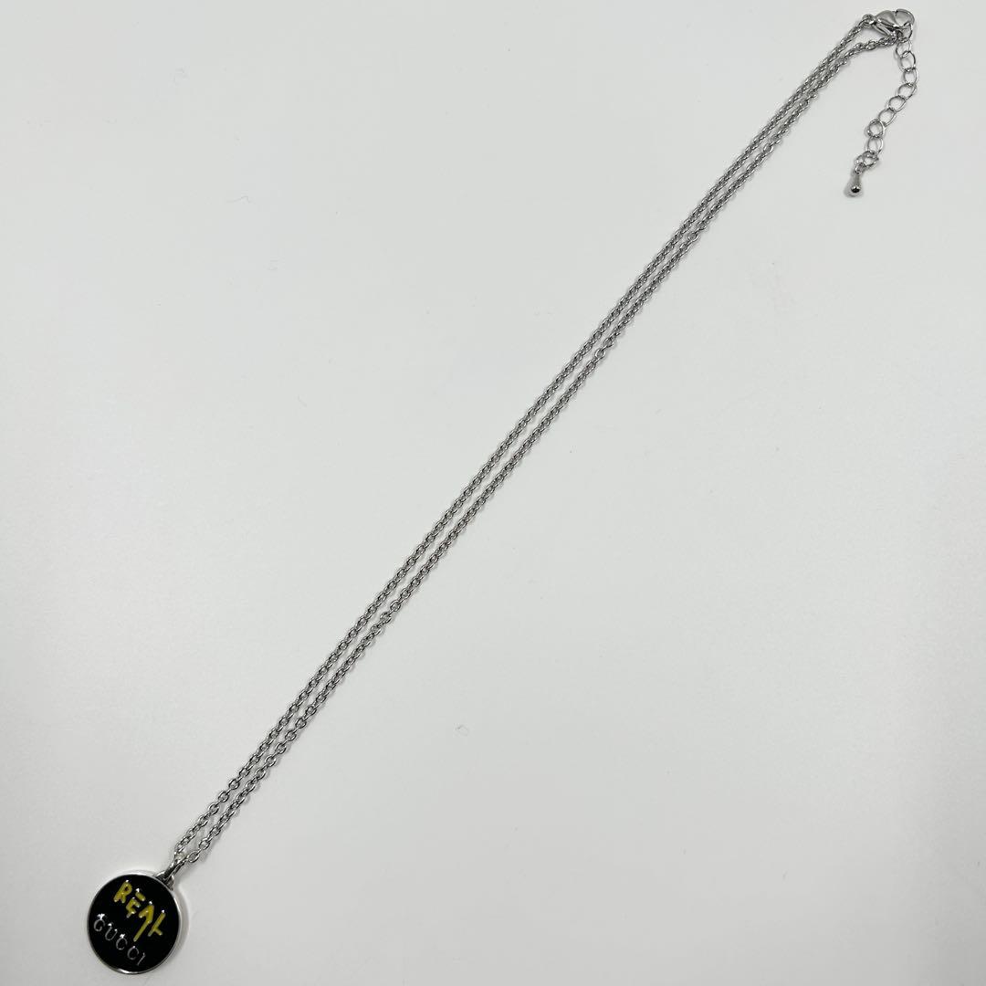 美品✨　グッチ　ネックレス　REAL　ゴースト　GG シルバー　Ag 925