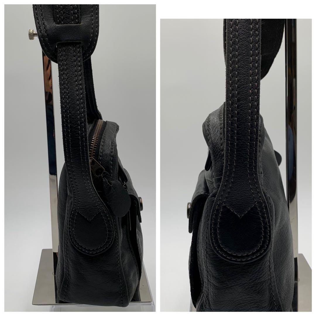 ポーター PORTER トスカーナ レザー ショルダー バッグ ブラック