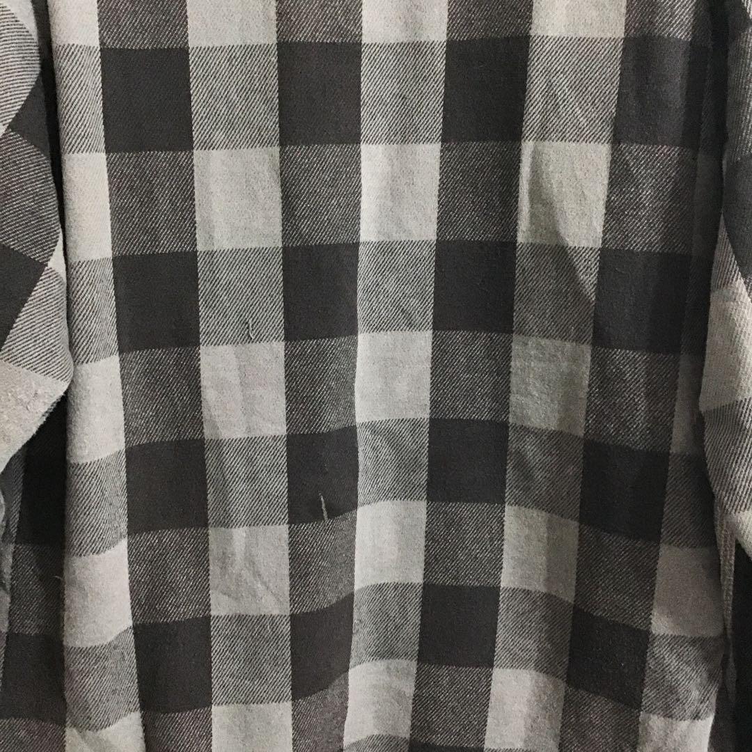 90s FIVE BROTHER ネルシャツ ブロックチェックキルティング