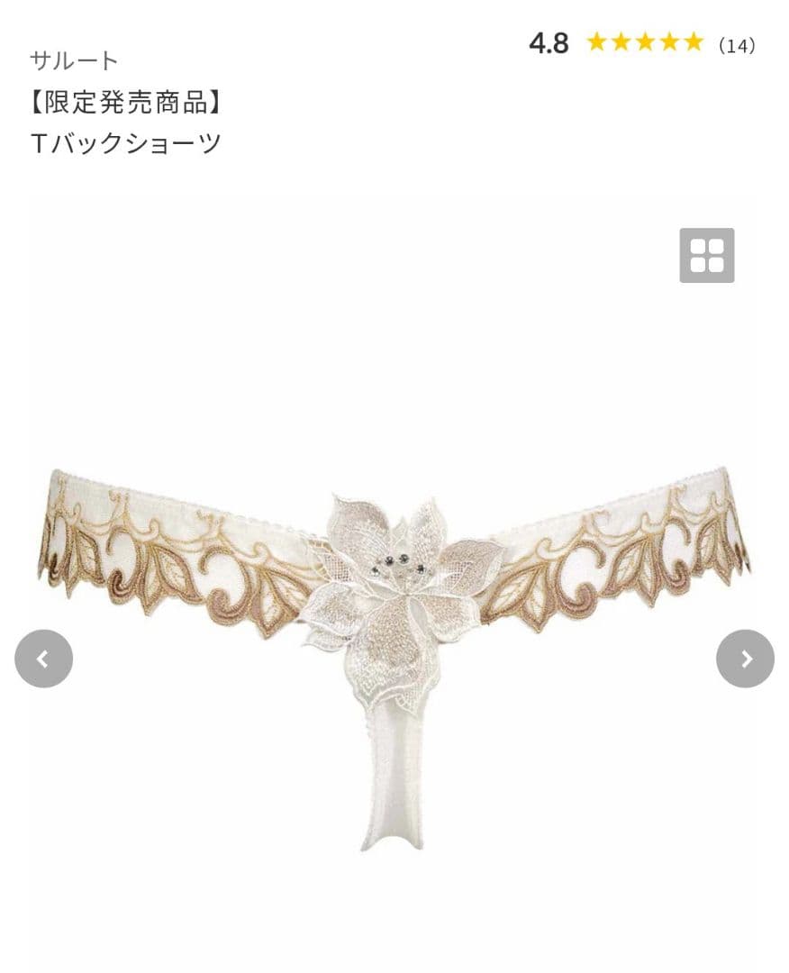 最終値下げ　ワコール　サルート40g　受注販売品 G65/M