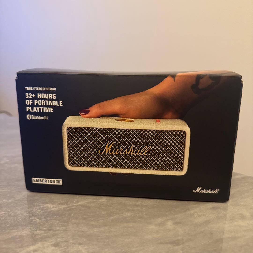 【新品•未使用】Marshall Emberton Ⅲ クリーム