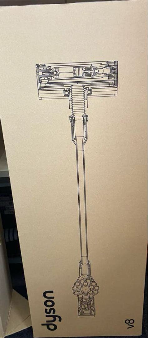 ダイソン SV25RD2 V8オリジン コードレスクリーナー シルバー／レッド