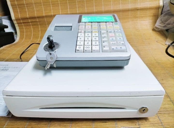 カシオレジスター　TE-400　フル設定無料　PC連携売上管理　925222