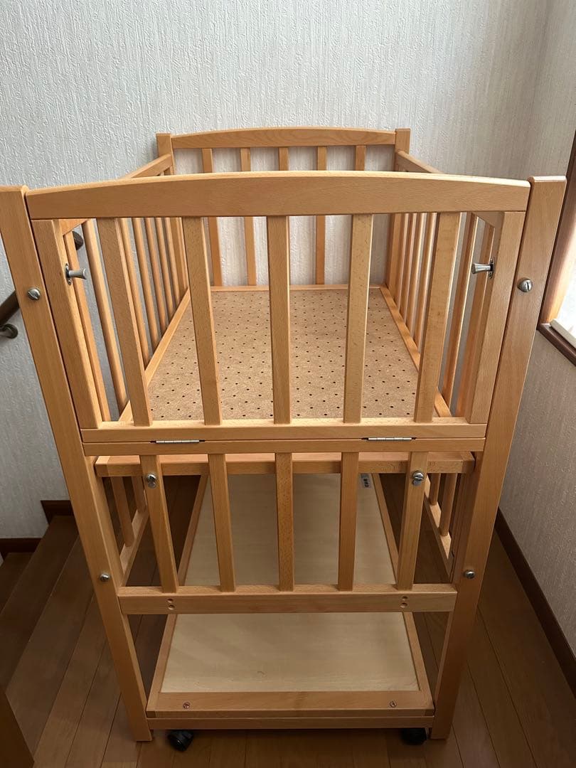 YAMASAKI ヤマサキ コンパクトベッド ツーオープン ミニベッド