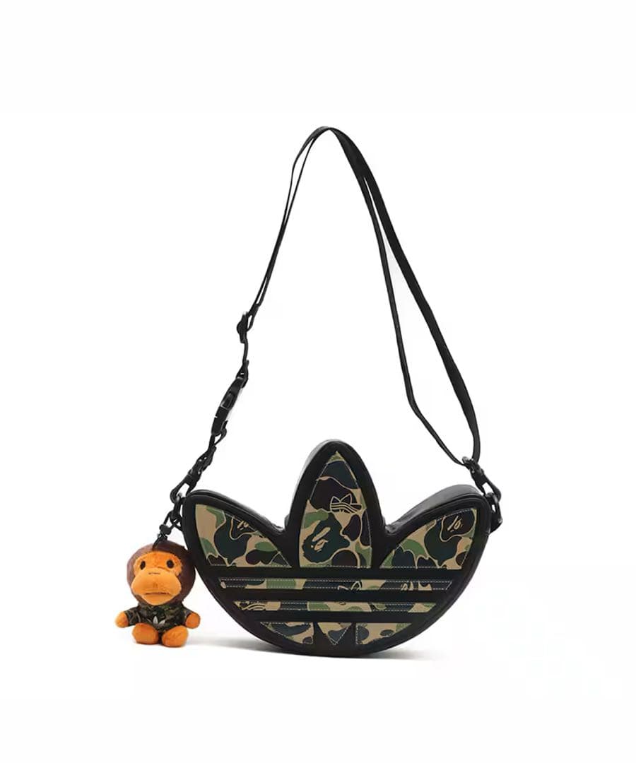 バッグ adidas bape TREFOIL SHOULDER BAG atmos