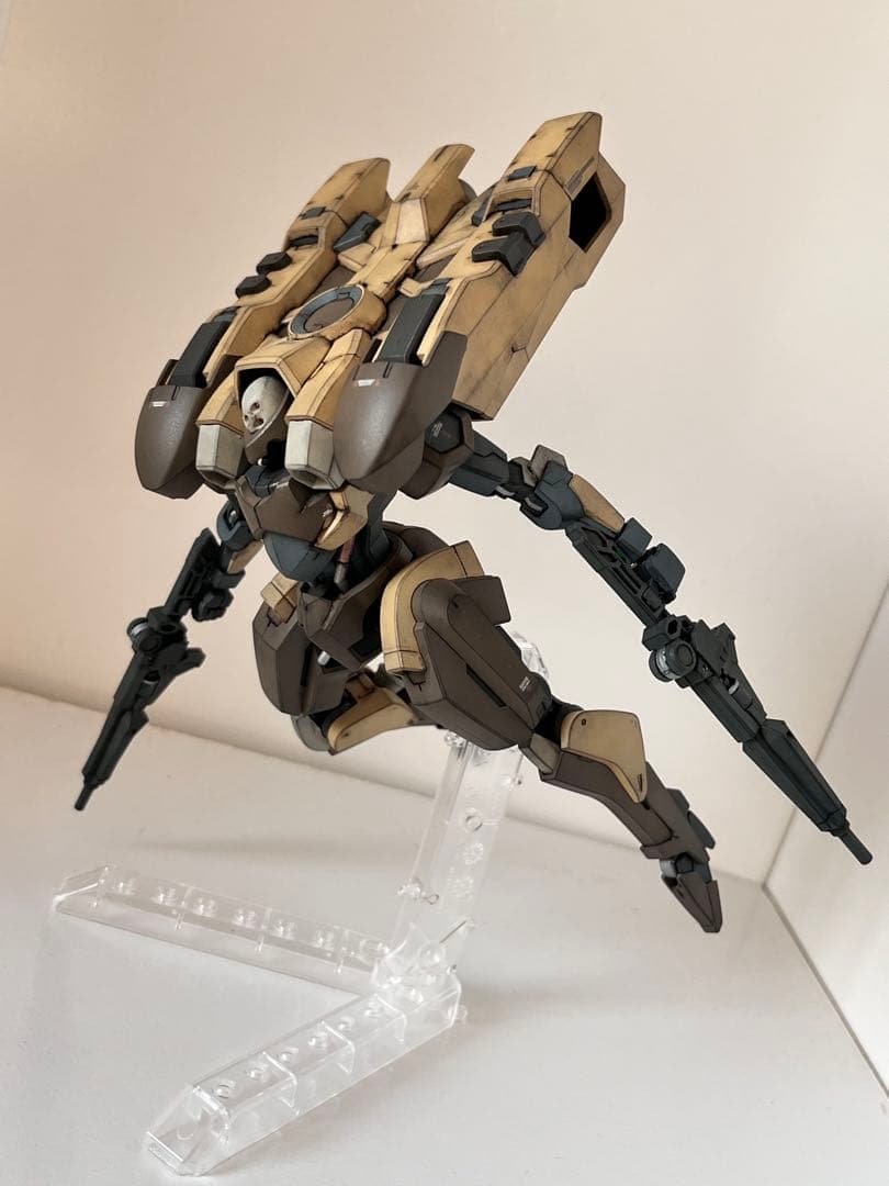 hg ガンプラ　鉄血のオルフェンズ 百里　全塗装　パステルシャドウ　完成品