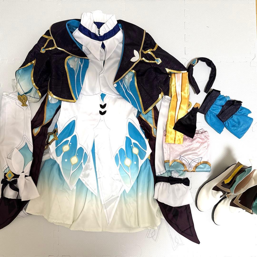 崩壊スターレイル　ホタル　コスプレ衣装　ウィッグ　靴付き