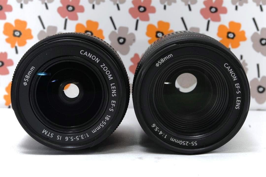 ❤Canon Kiss X8i❤Wi-Fi転送OK❤超望遠レンズ❤STMレンズ❤