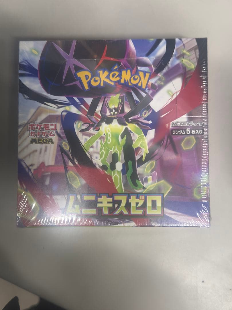 ポケモンカードゲーム MEGA ムニキスゼロ BOX 未開封 シュリンク付き