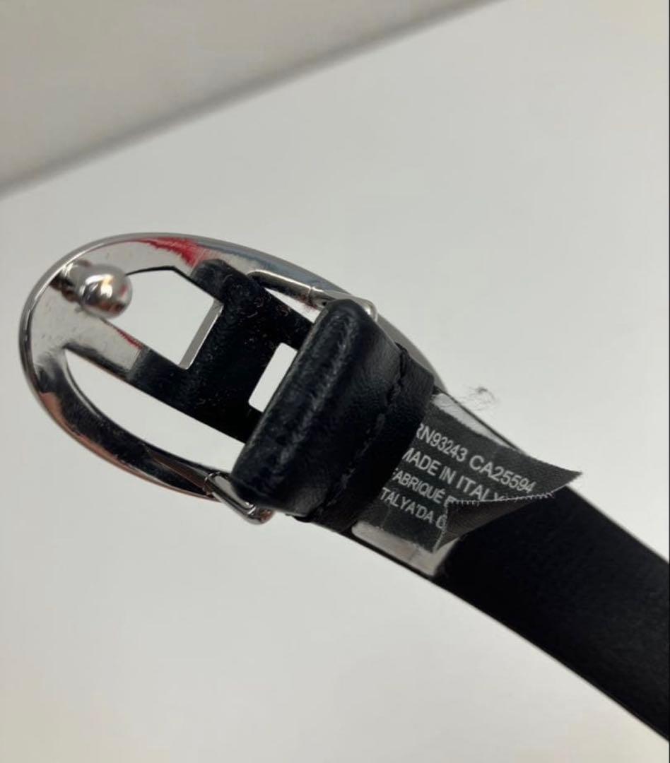 DIESEL ストーン レザー ベルト 75/30 専用袋付き