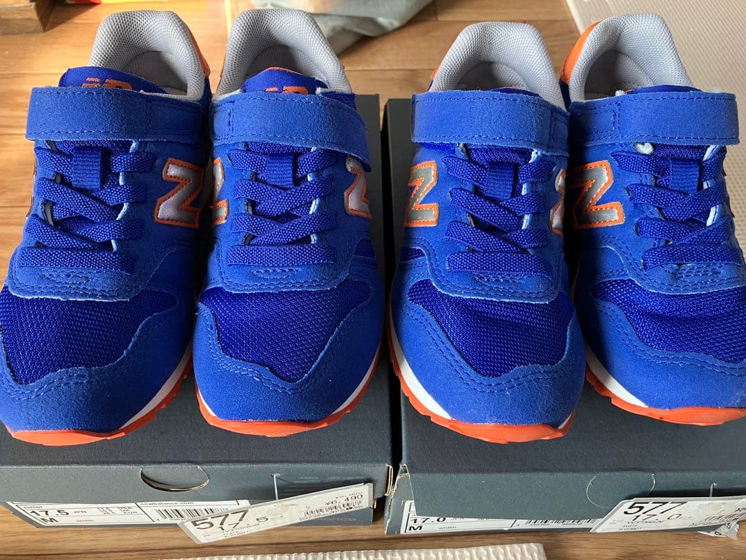 New Balance V373AB2 キッズスニーカー 17.0/17.5cm