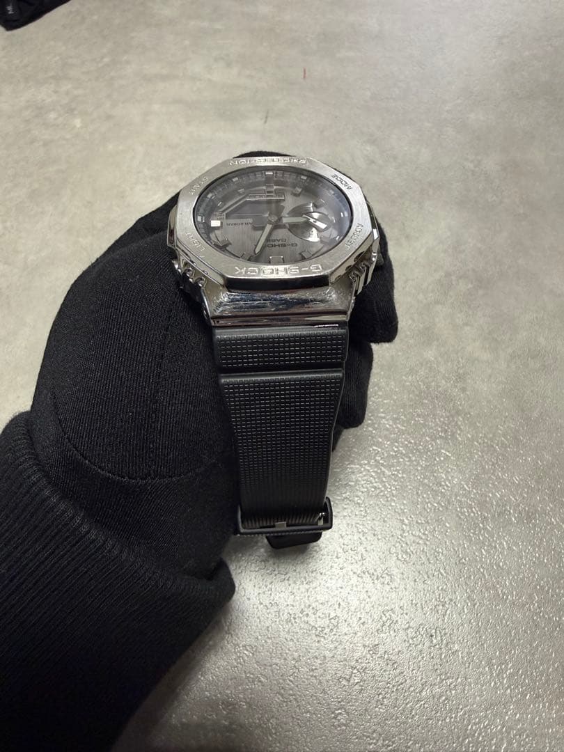 G-SHOCK GM-2100時計 ブラック、メタル