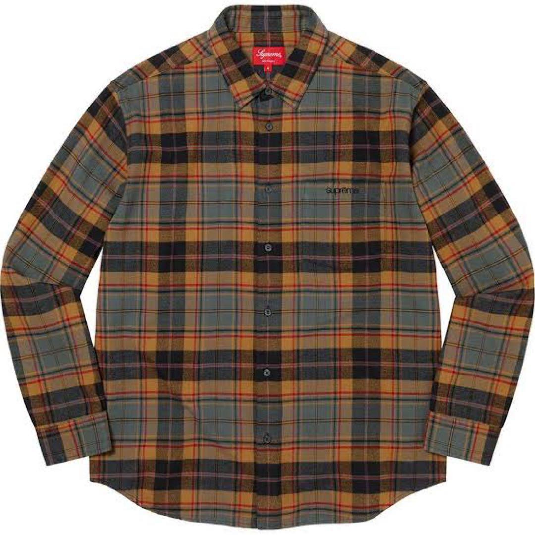 supreme Plaid Flannel Shirt XLサイズ