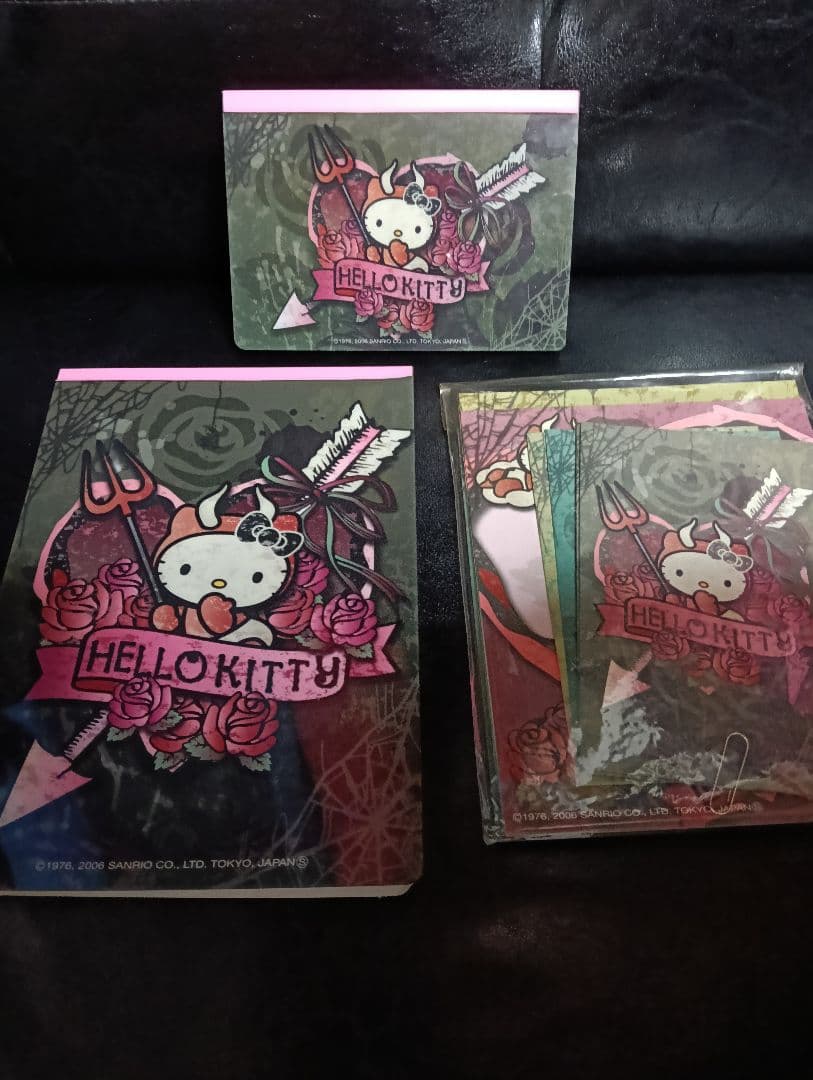 レア【2006年】デビルキティ　メモ帳　レターセット　KT