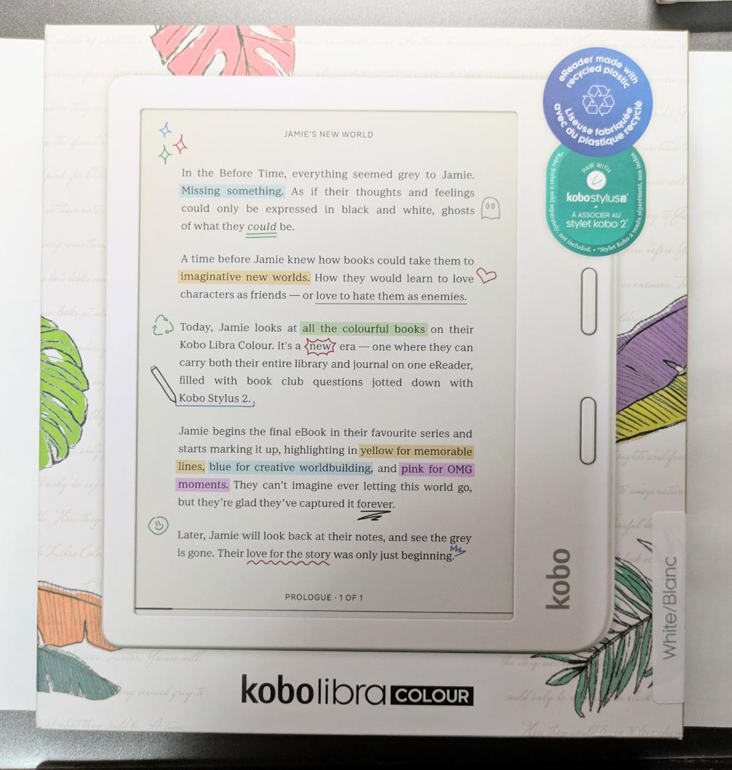 viajero Kobo Libra Colour 専用カバー付き