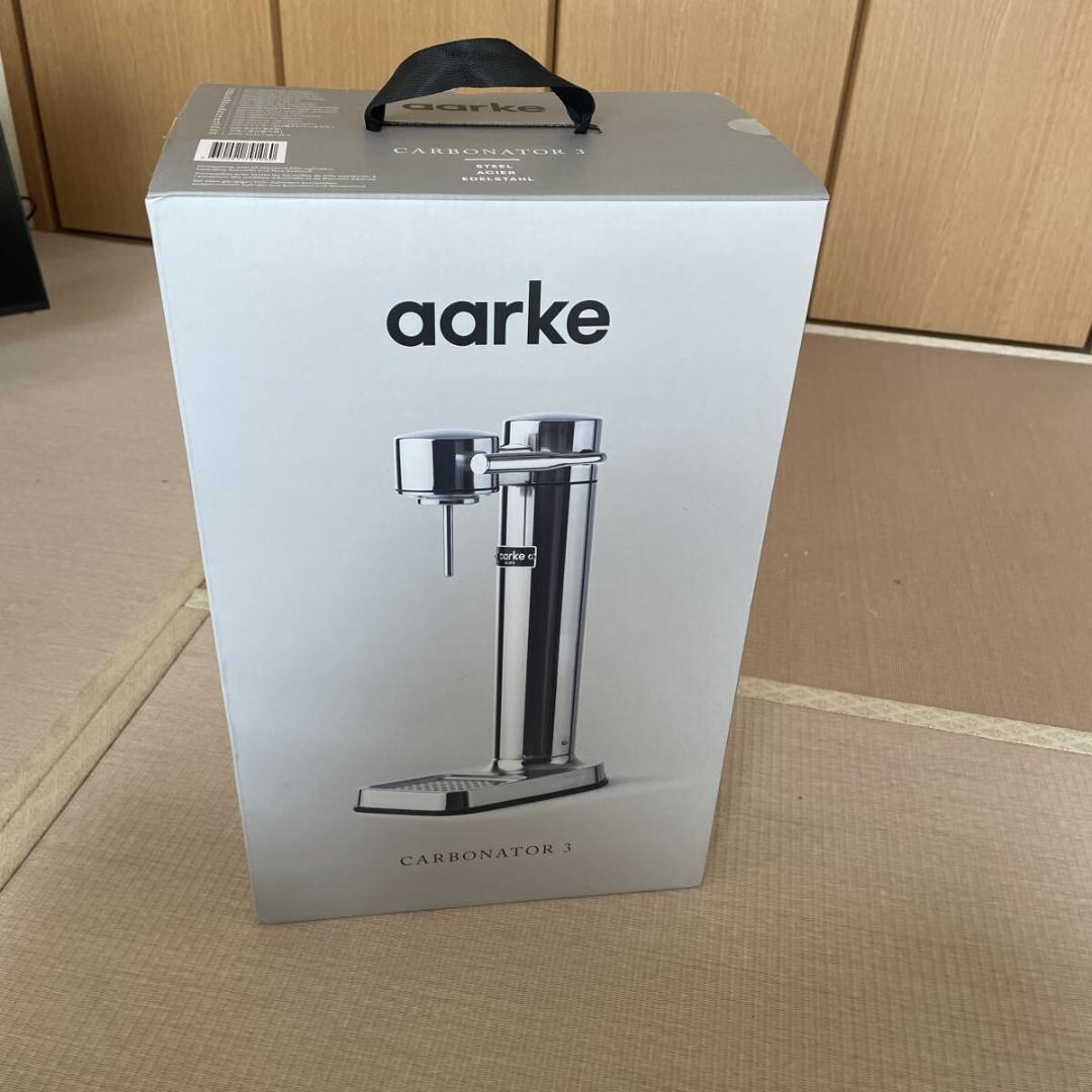 aarke Carbonator 3 ステンレス 炭酸水メーカー ボトル付き