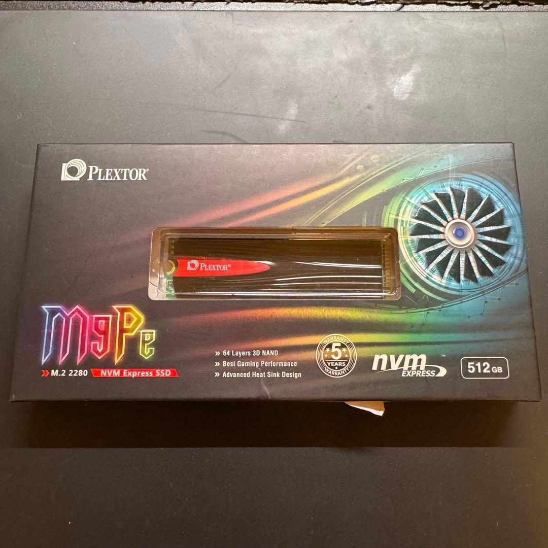 【新品未使用】PLEXTOR M9Pe 512GB NVMe SSD