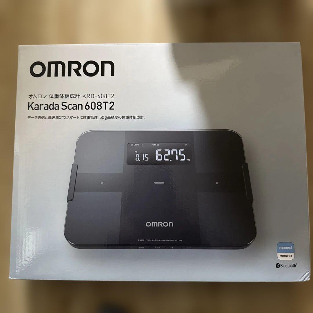 オムロン 体重体組成計 KRD-608T2-BK（ブラック）