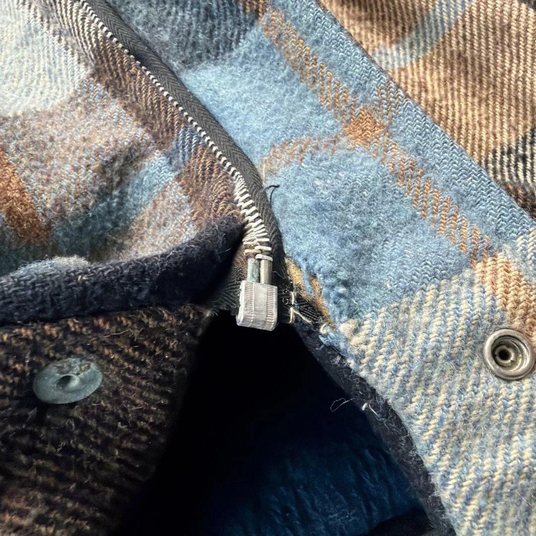 60s Vintage ウールジャケット　チェック　L相当