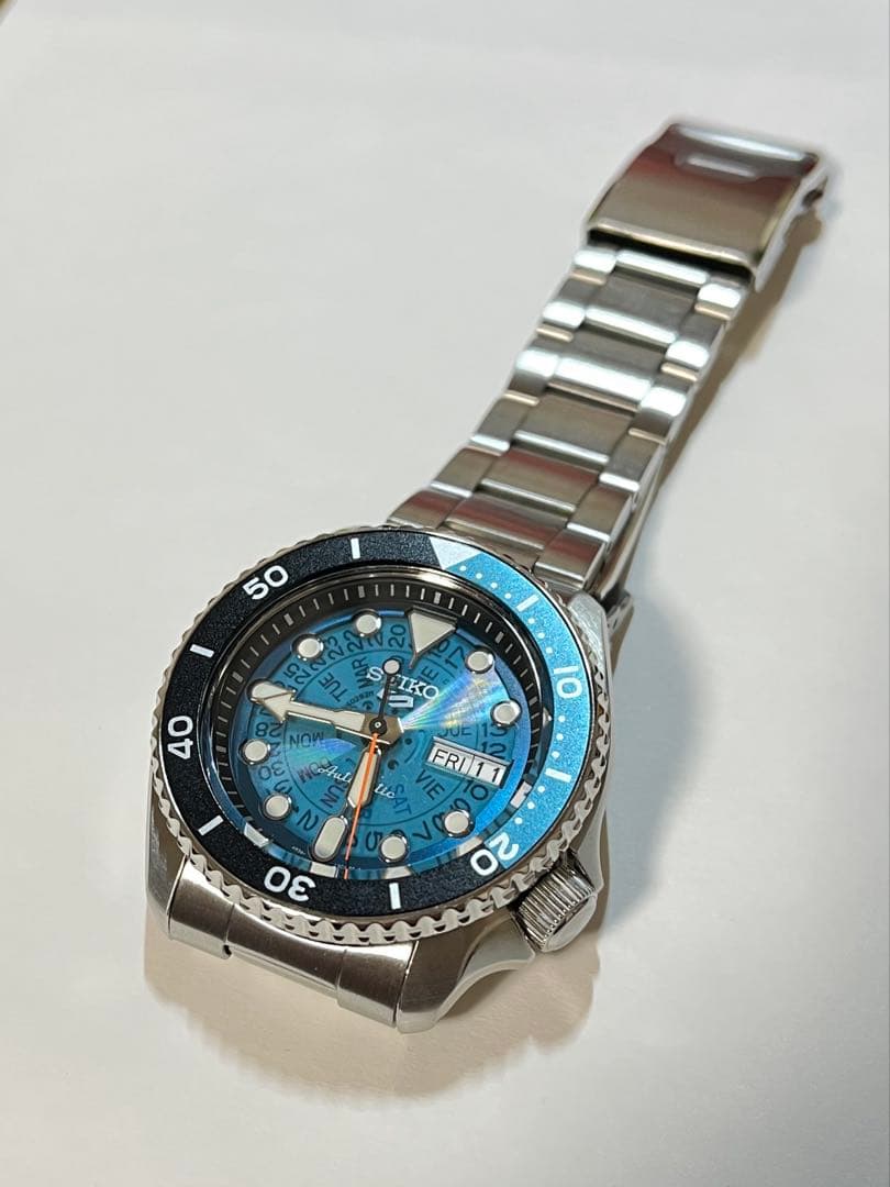 【美品】 SEIKO 5 sports SRPJ45K1 海外モデル　自動巻き