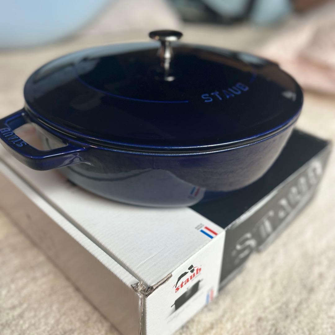 STAUB ブレイザーソテーパン　28cm グランブルー