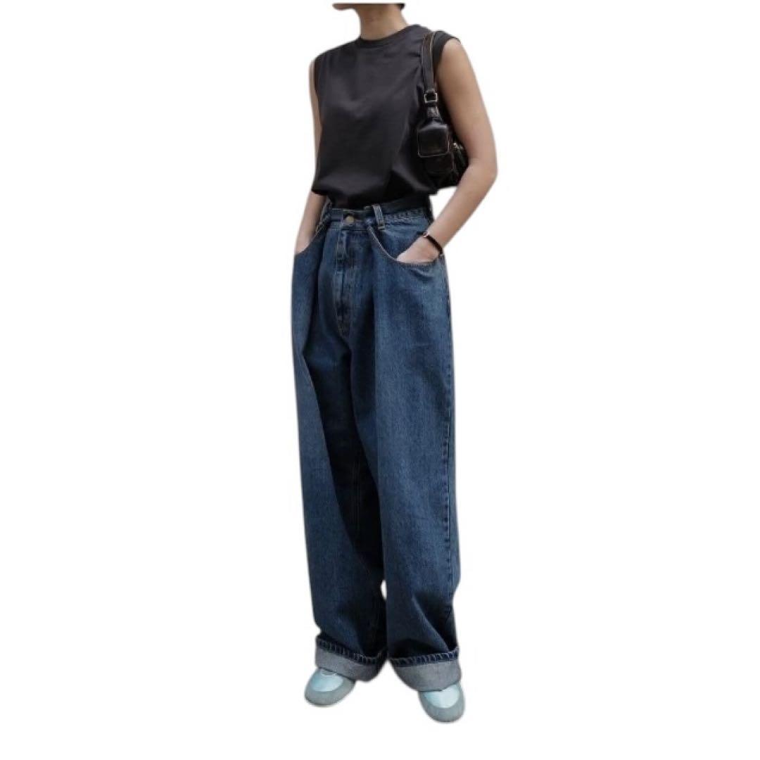 新品未使用MACHATTマチャット ウエストタックデニム