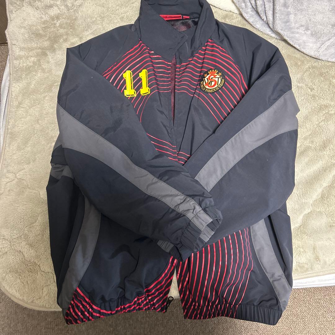 Supreme ストライプナイロンジャケット