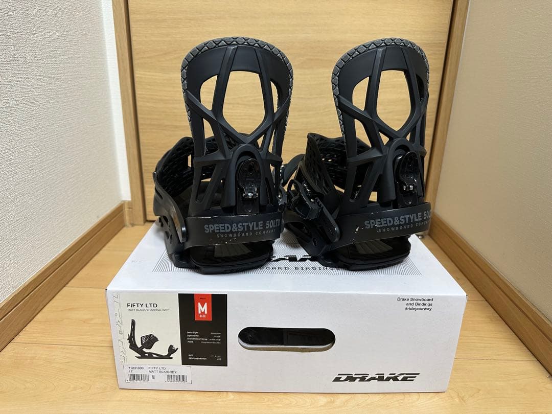 【越博着用モデル】DRAKE Fifty LTD Mサイズ ブラック