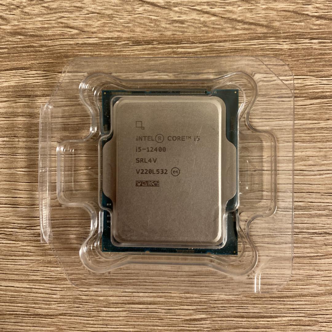 【動作保証付き】Intel Core i5 12400