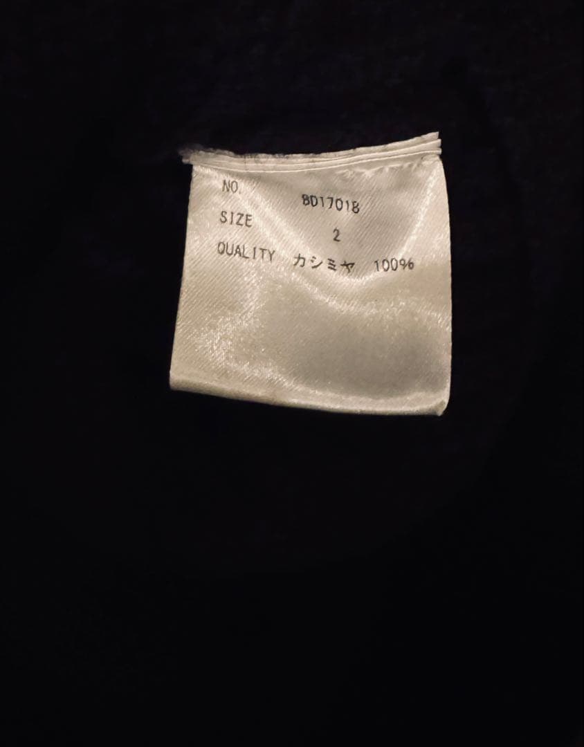 BODHI カシミヤローゲージ ニット ブラック