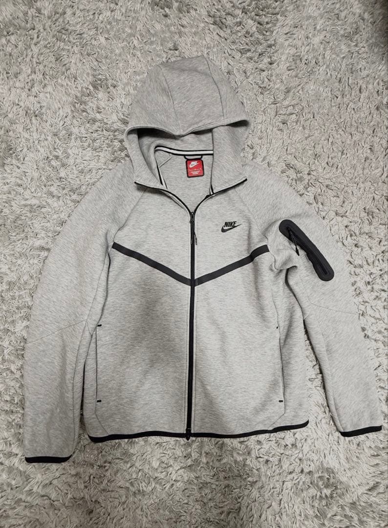 夏*様 希少‼️NIKE旧テックフリース グレー 赤タグ 上 確実正規品