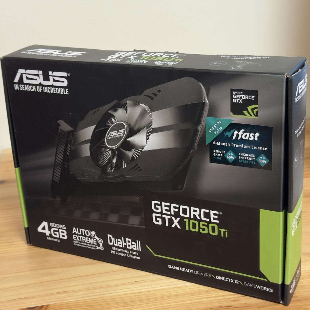 [箱・付属品あり] ASUS GeForce GTX 1050 Ti 4GB