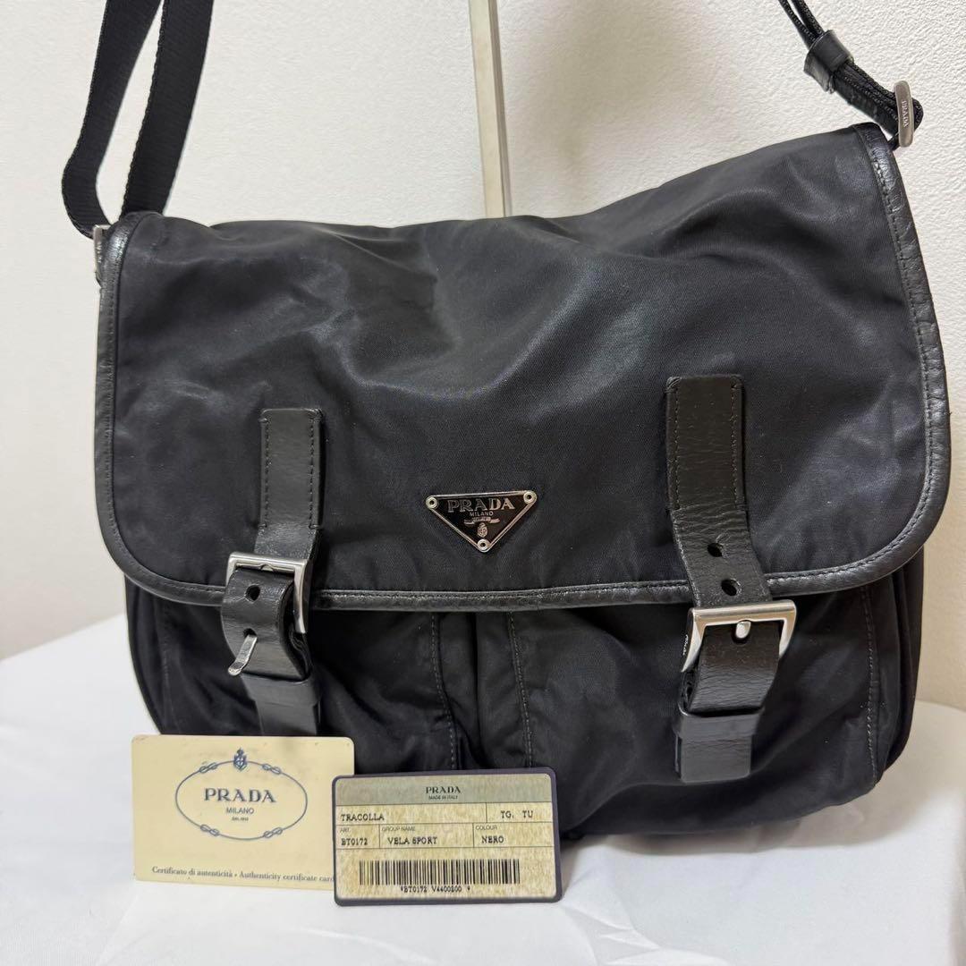PRADA プラダ ショルダーバッグ メッセンジャー クロスボディ ボディバッグ