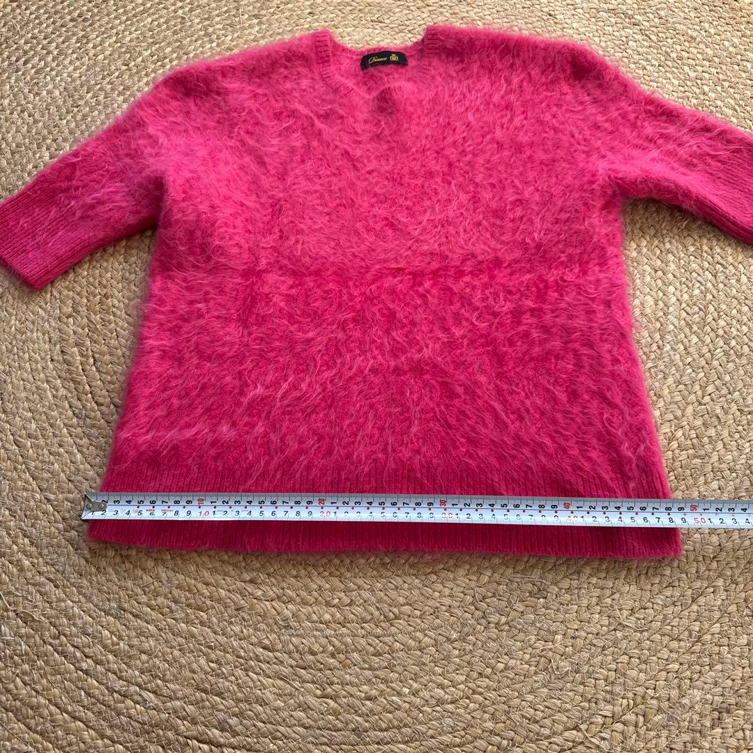 LaLa　ドゥロワーDrawer カシミア100 半袖ニット