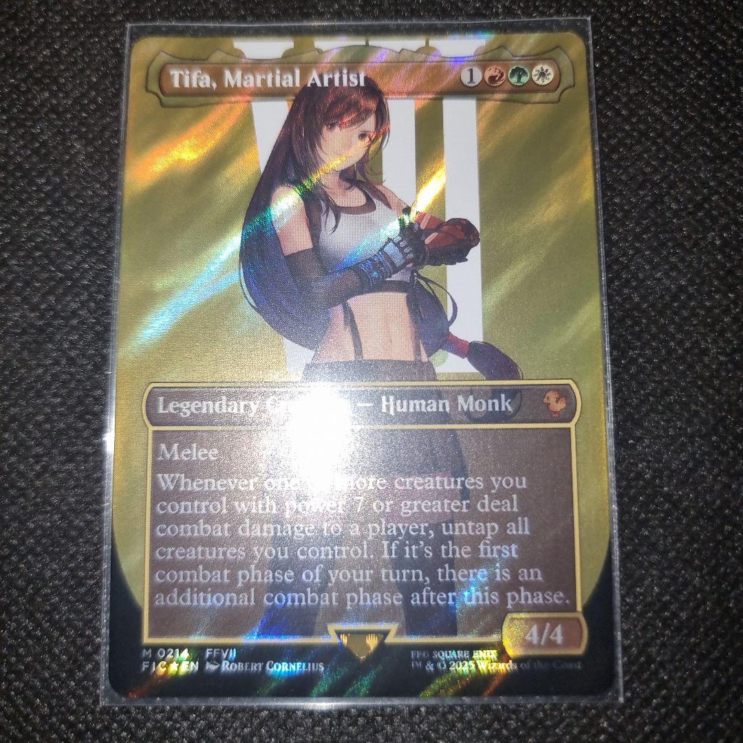 mtg 格闘家、ティファ 英語 サージFOIL FF